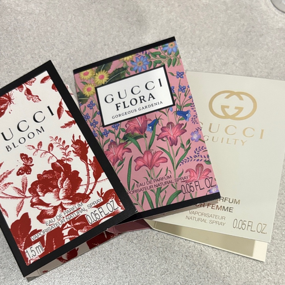 Gucci Bloom, Flora, and Guilty Trio discovery set